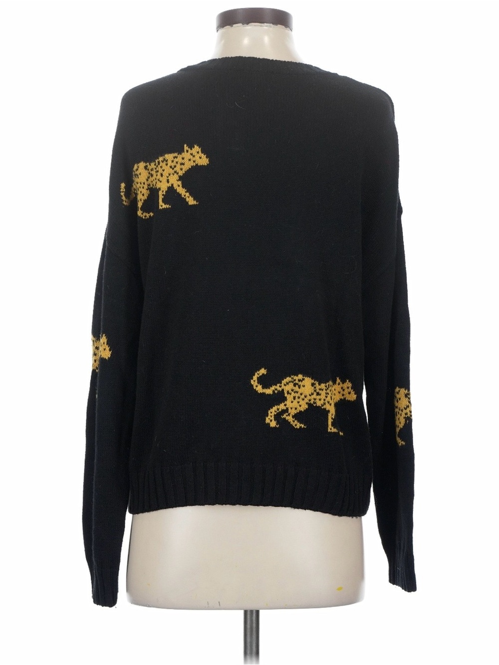 Rails Perci Sweater in Black Jungle Cat Print | Size Small - Picture 9 of 14